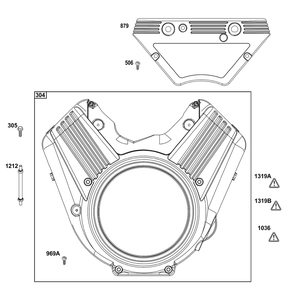 Blower Housing Group Diagram and Parts List for 611477-1247-J1  Briggs and Stratton Engine